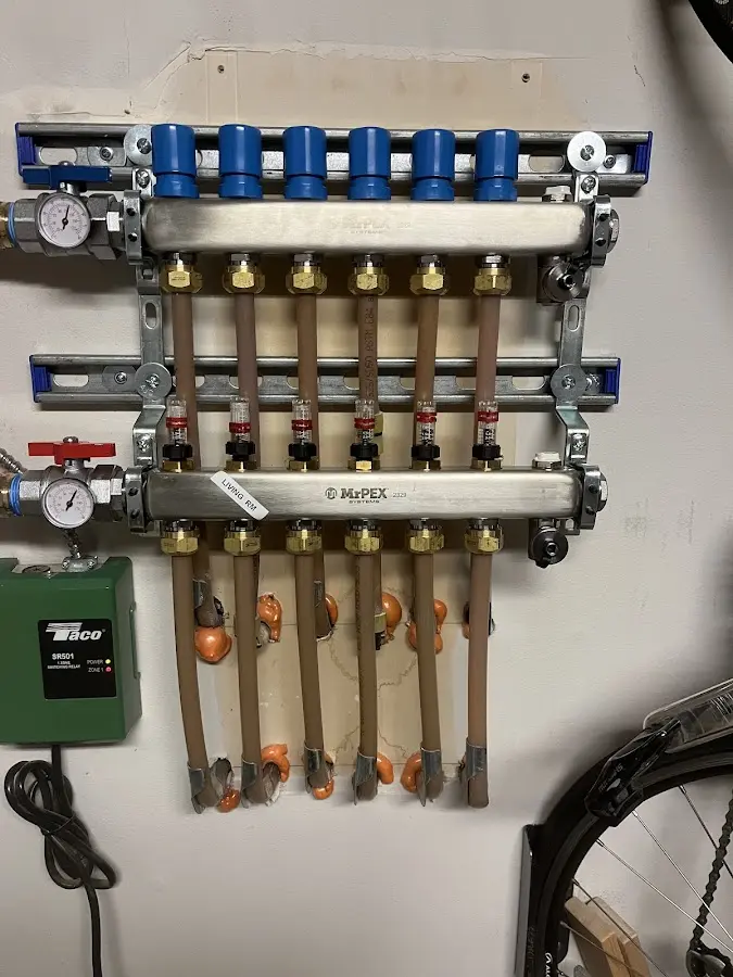 Plumber performing Leak Detection at a residential property in Grimes